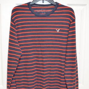 American Eagle Striped Shirt